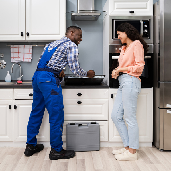 can you provide an estimate for cooktop repair before beginning any work in Danbury